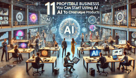  11 PROFITABLE BUSINESSES YOU CAN START USING AI TO CREATE UNIQUE PRODUCTS