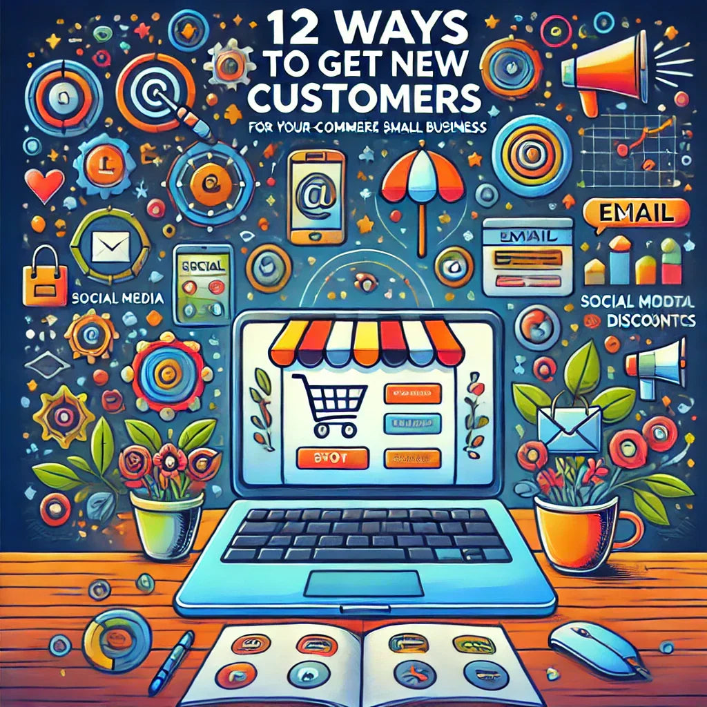 12 WAYS TO GET NEW CUSTOMERS FOR YOUR E-COMMERCE SMALL BUSINESS