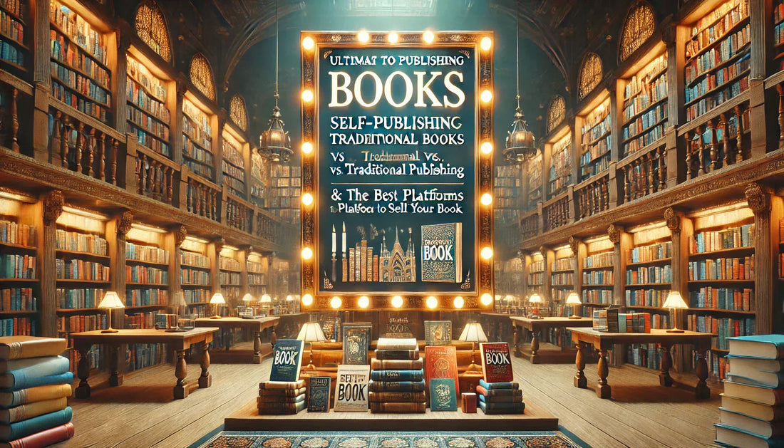 ULTIMATE GUIDE TO PUBLISHING BOOKS: SELF-PUBLISHING VS. TRADITIONAL PUBLISHING & THE BEST PLATFORMS TO SELL YOUR BOOK