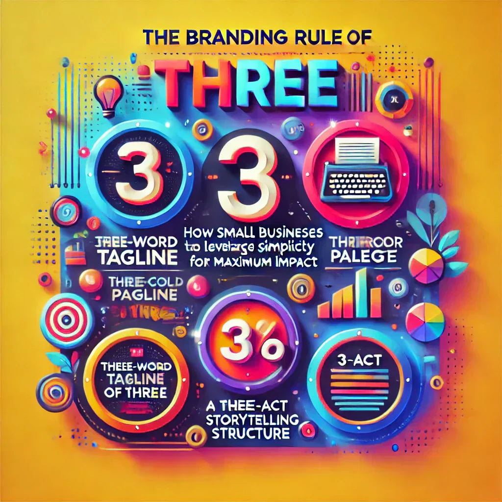THE BRANDING RULE OF THREE: HOW SMALL BUSINESSES CAN LEVERAGE SIMPLICITY FOR MAXIMUM IMPACT