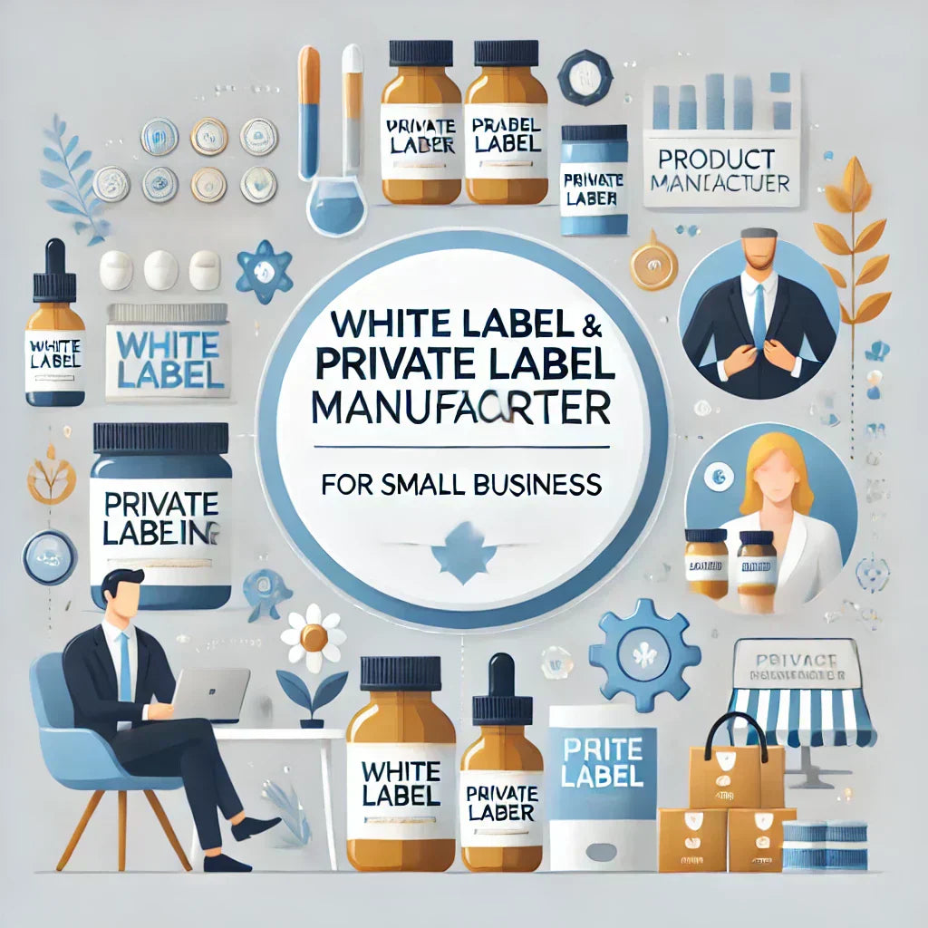 WHITE LABEL & PRIVATE LABEL MANUFACTURER FOR SMALL BUSINESSES