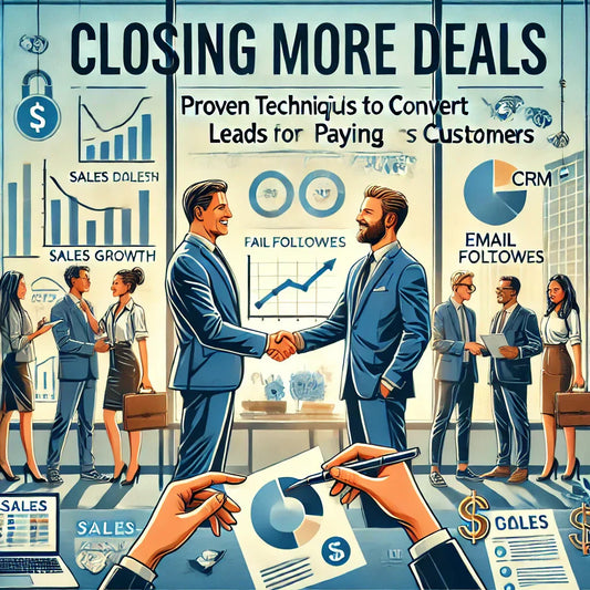 CLOSING MORE DEALS – PROVEN TECHNIQUES TO CONVERT LEADS INTO PAYING CUSTOMERS