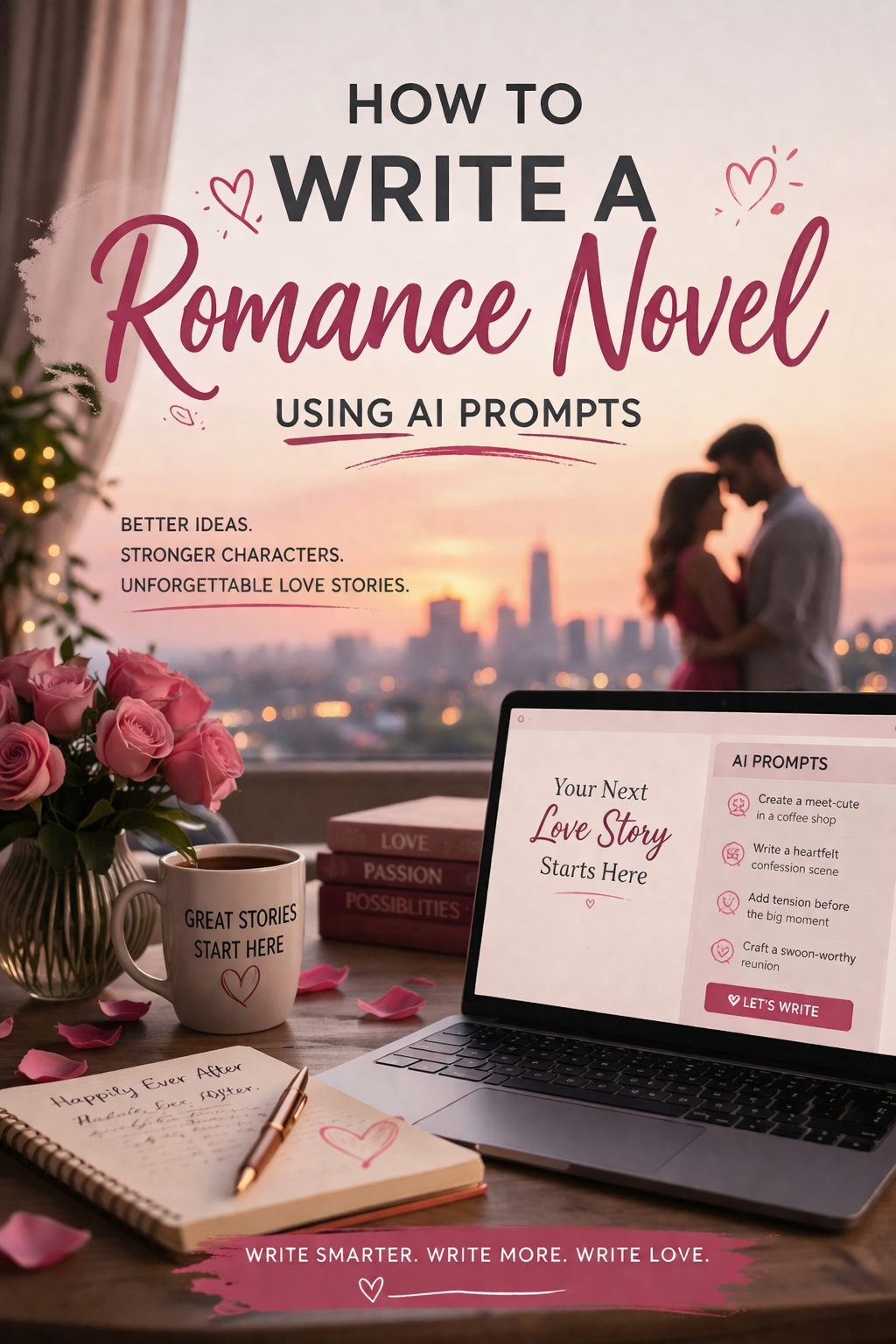 How to Write a Romance Novel Using AI Prompts