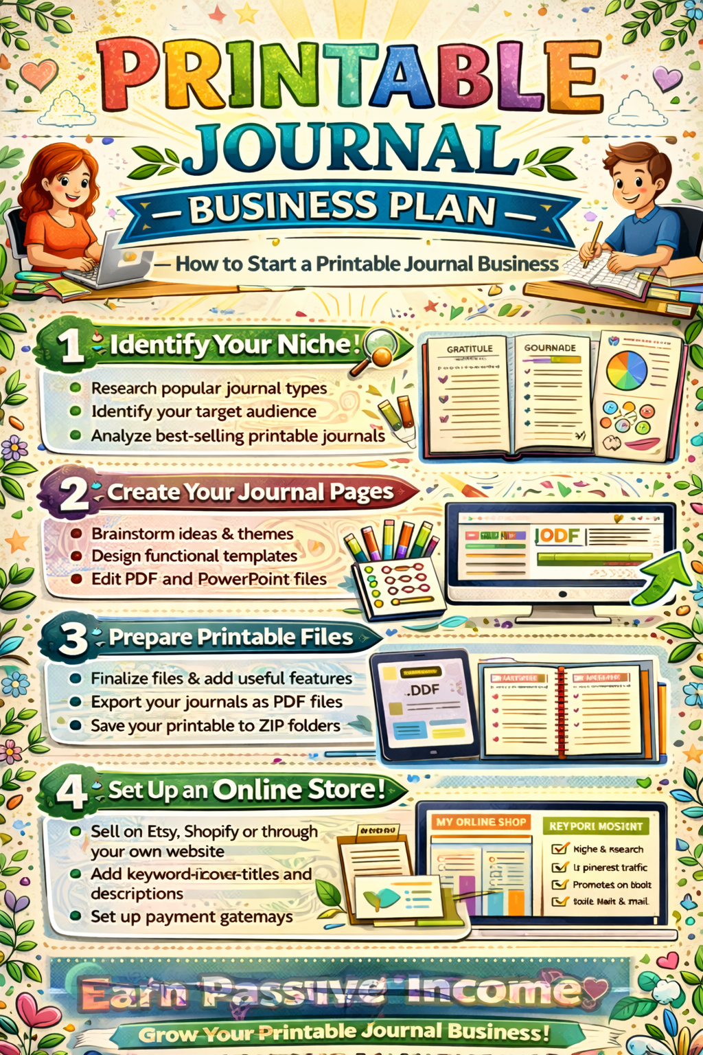 Printable Journal Business Plan — How to Start a Printable Journal Business