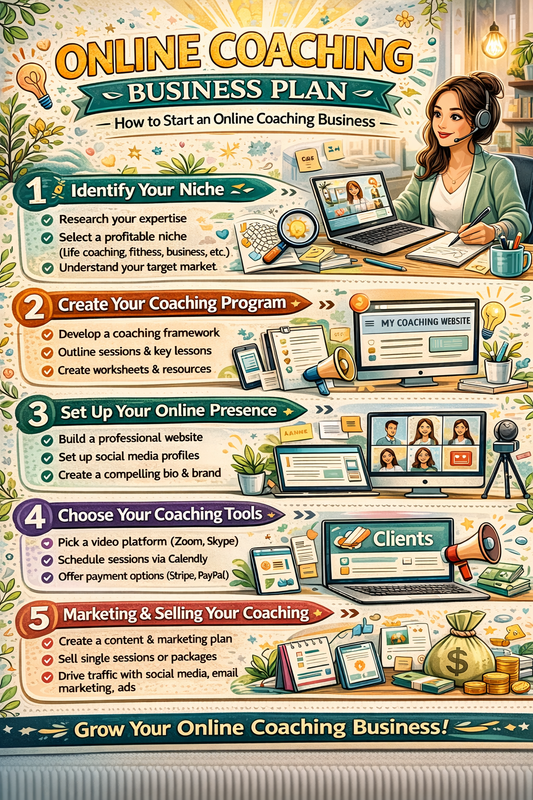 Online Coaching Business Plan — How to Start an Online Coaching Business