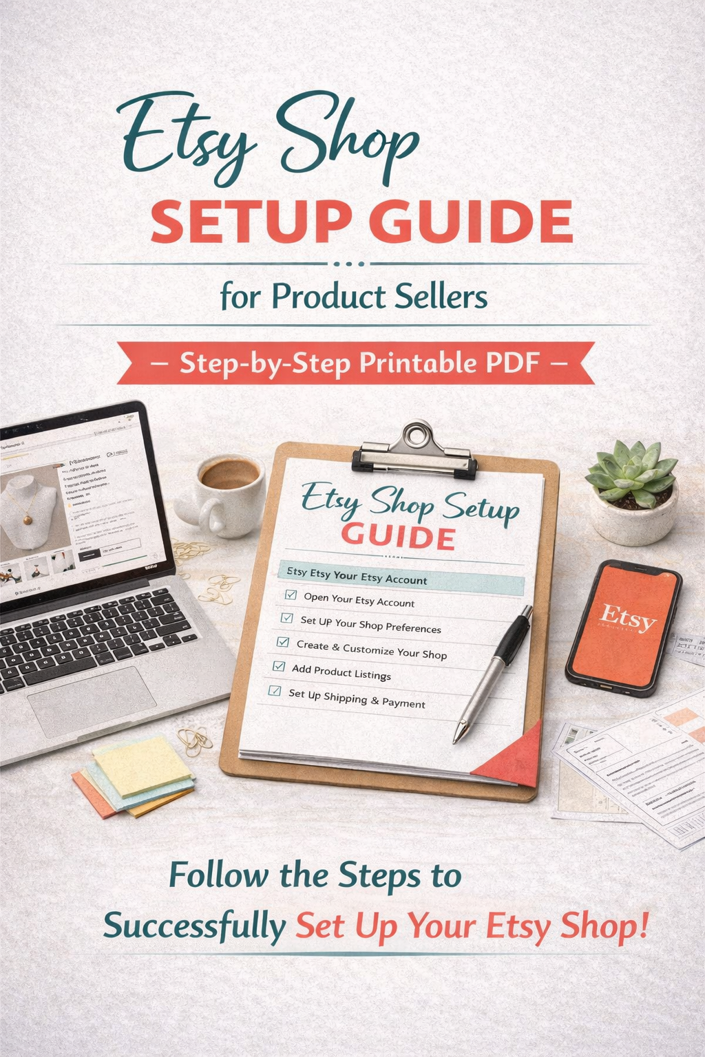 The Complete Product-Based Business Toolkit — 5-Workbook Bundle for Handmade & Etsy Sellers
