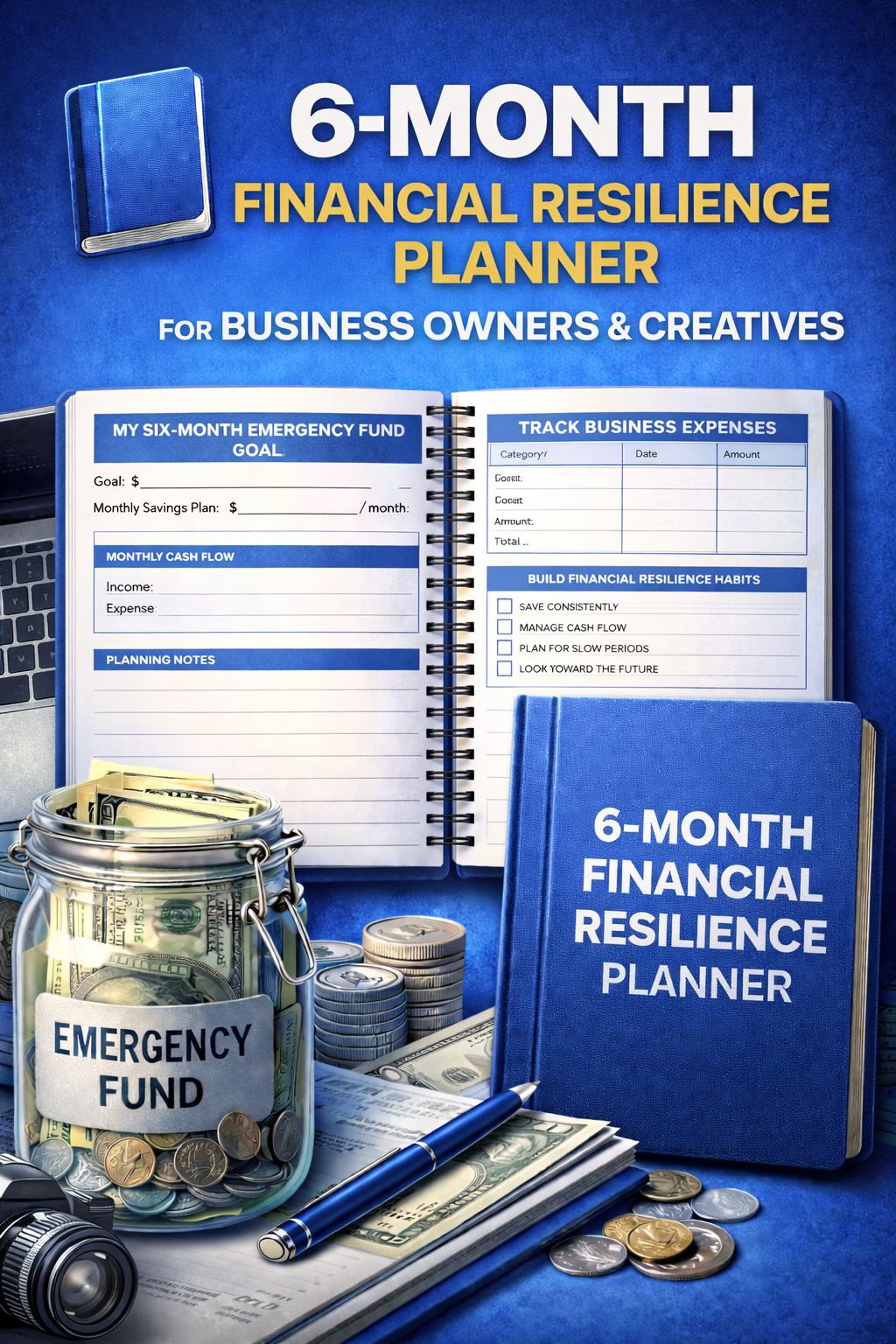 6-Month Financial Resilience Planner for Business Owners and Creatives