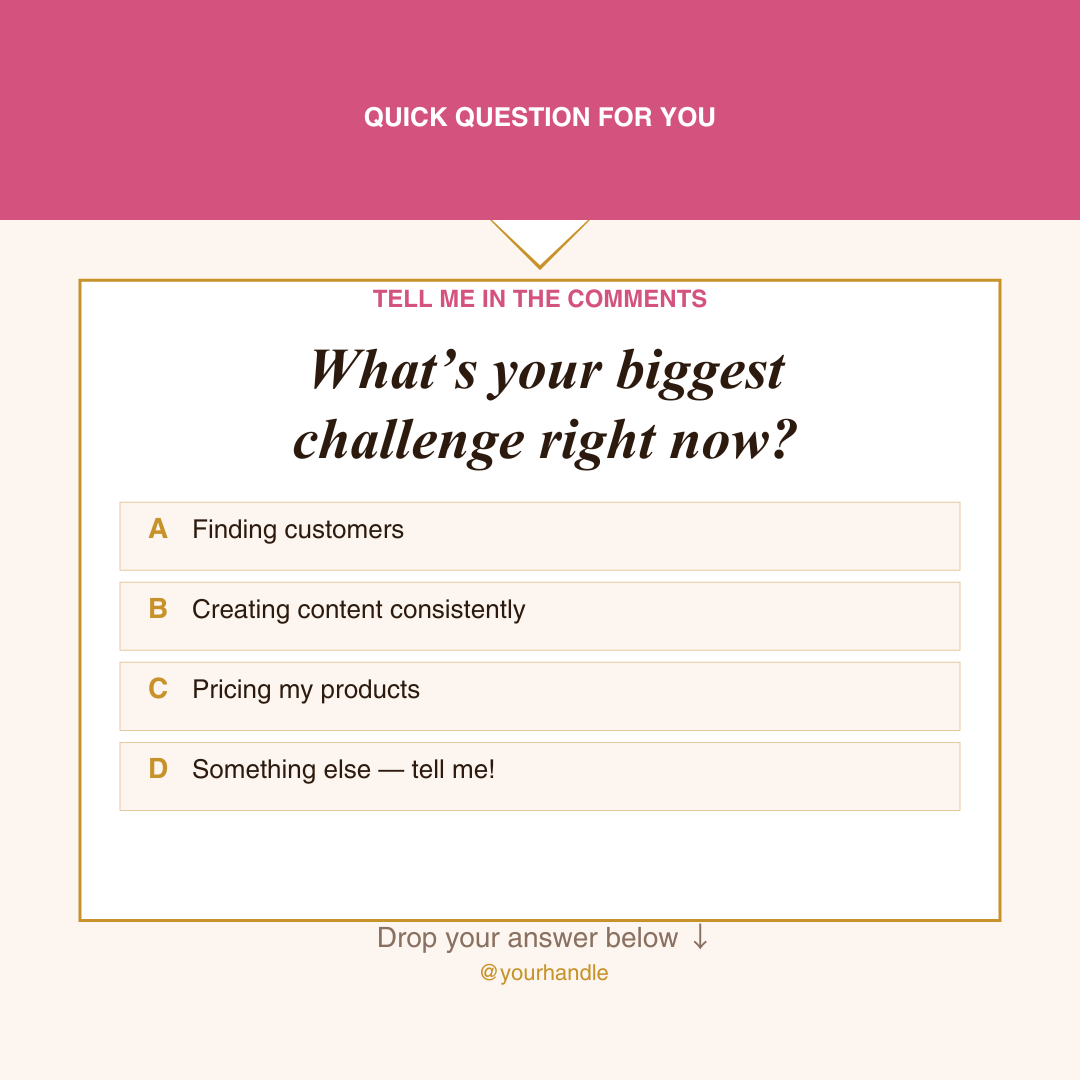 50 Instagram & Facebook Templates | Social Media Content Pack | Canva Templates for Small Business | Editable Posts Stories Carousels