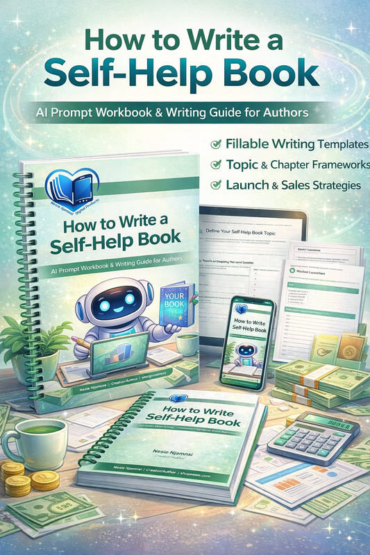 How to Write a Self-Help Book: AI Prompt Workbook for Coaches, Entrepreneurs & First-Time Authors