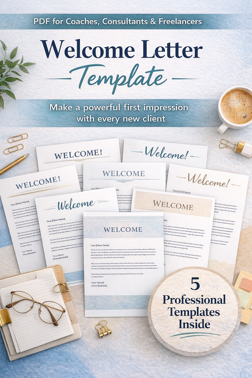 Client Onboarding Template Kit for Coaches, Consultants & Freelancers