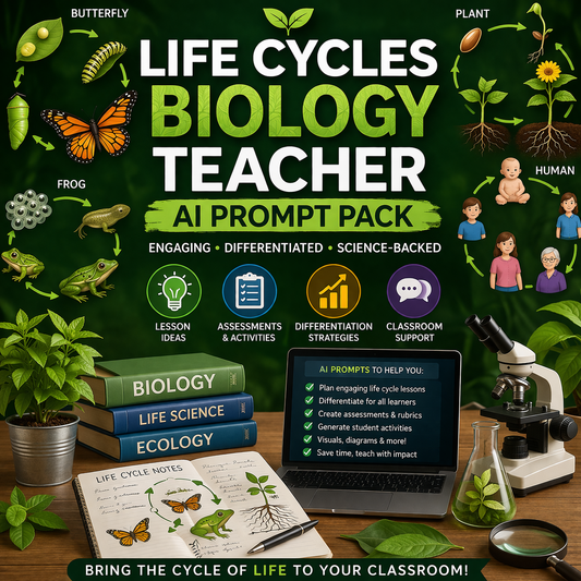 Life Cycles Biology Teacher Ai Prompt Pack
