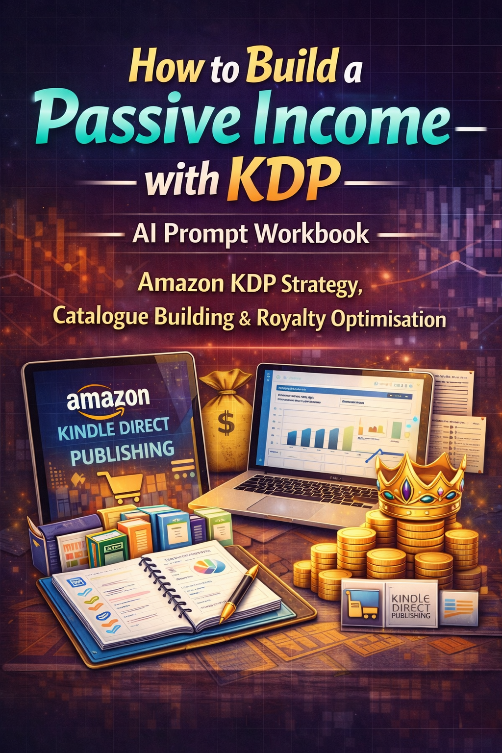How to Build a Passive Income with KDP – AI Prompt Workbook | Amazon KDP Strategy, Catalogue Building & Royalty Optimisation