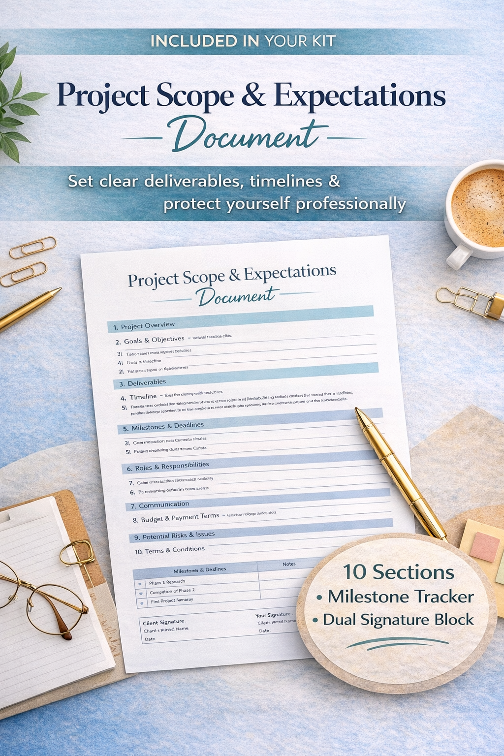 Client Onboarding Template Kit for Coaches, Consultants & Freelancers