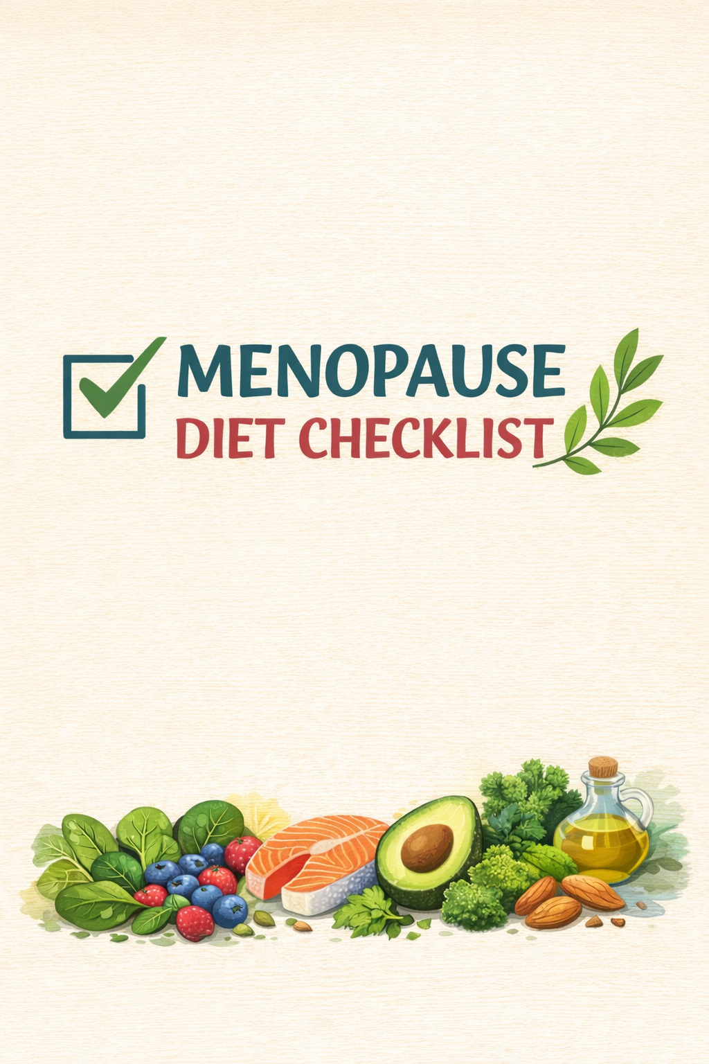 MENOPAUSE DIET CHECKLIST