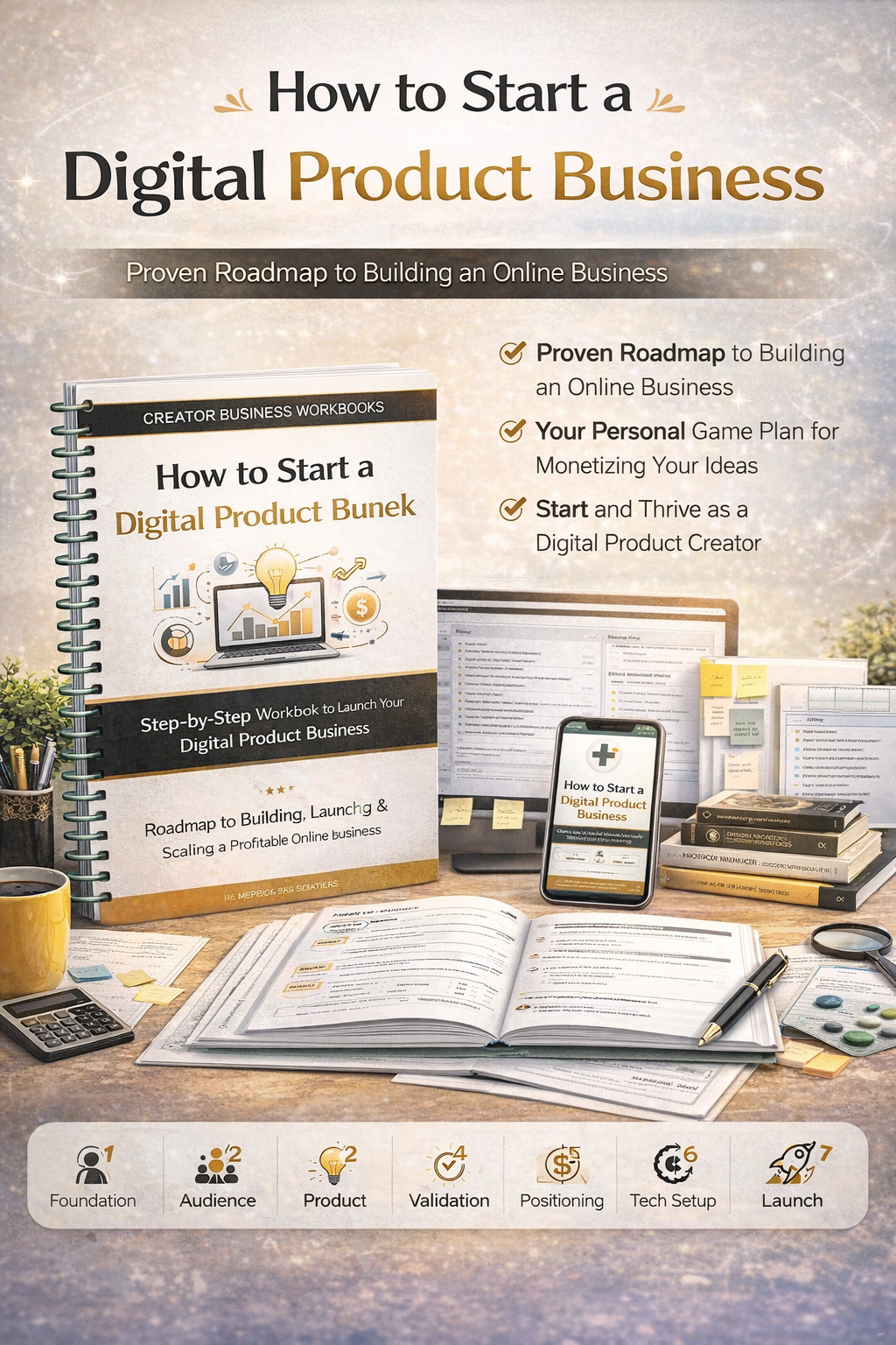 How to Start a Digital Product Business: The Complete Prompt Workbook