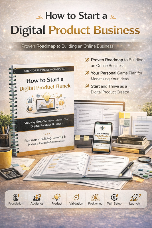 How to Start a Digital Product Business: The Complete Prompt Workbook