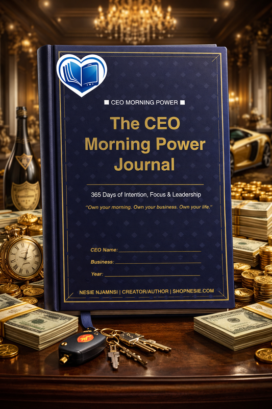 CEO Morning Power Journal — 365-Day Printable Affirmation Journal for Entrepreneurs & Small Business Owners | Daily Mindset, Revenue Goals & Leadership Planner | PDF Instant Download