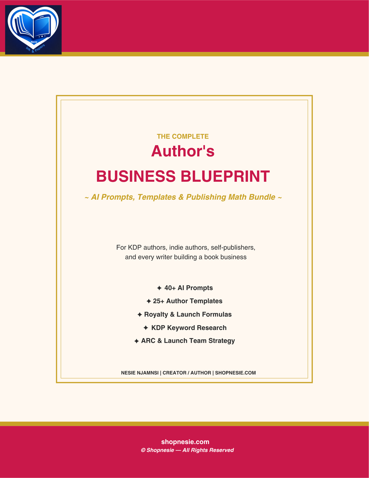 Ultimate Author Business Mega Pack: Complete Blueprint + Contracts + Policies + Formulas for KDP & Indie Authors (Save 30%)