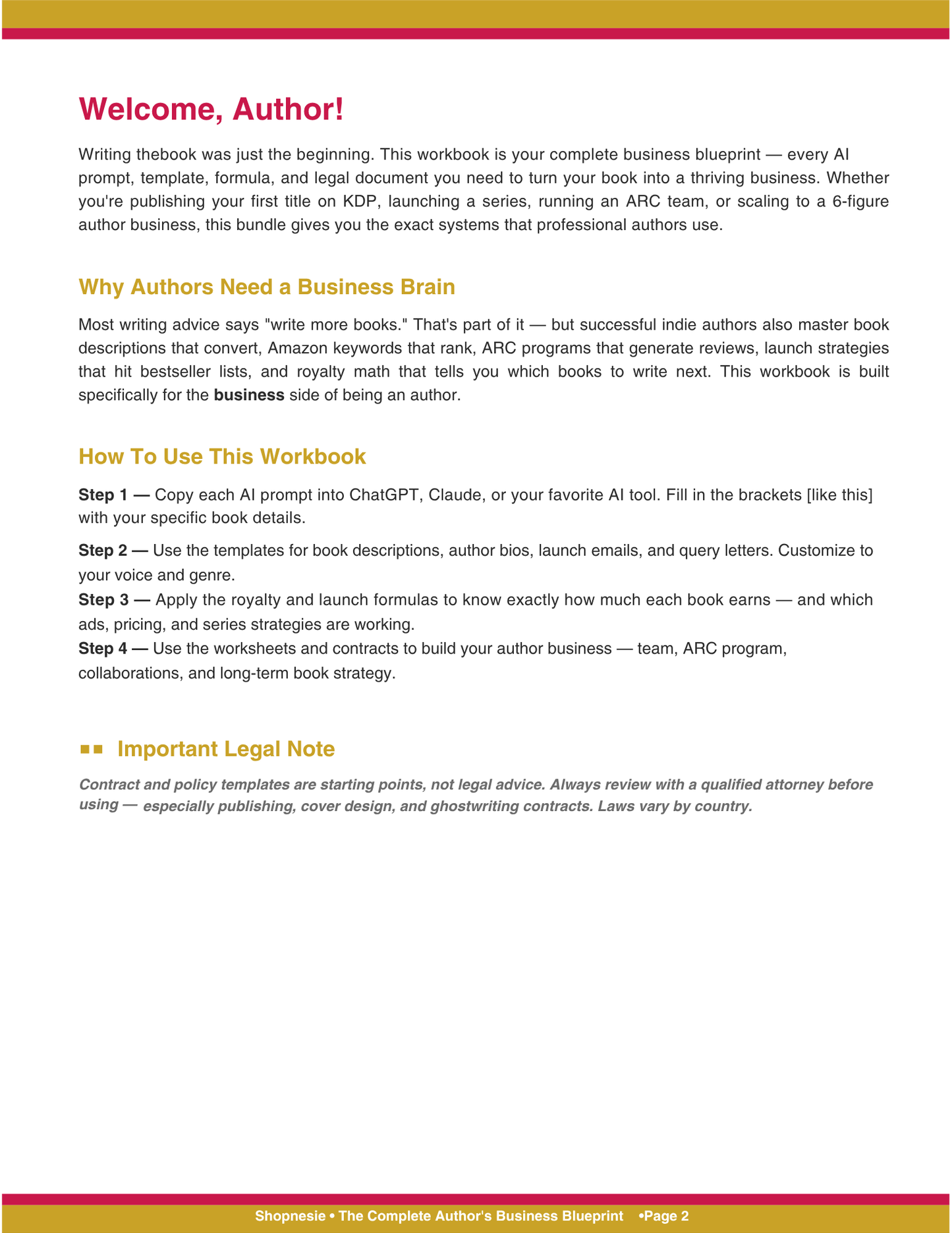 Ultimate Author Business Mega Pack: Complete Blueprint + Contracts + Policies + Formulas for KDP & Indie Authors (Save 30%)