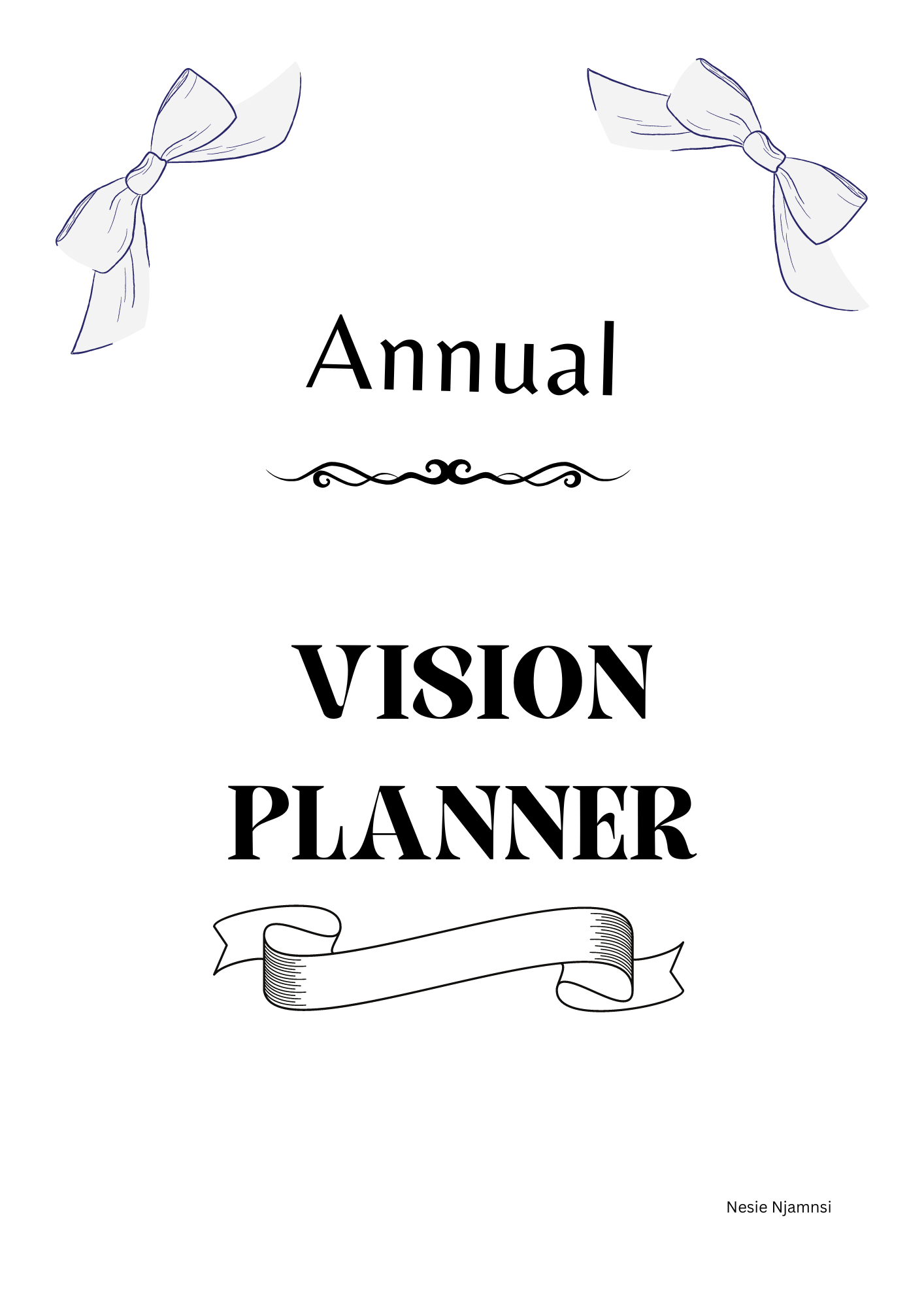 ANNUAL VISION PLANNER