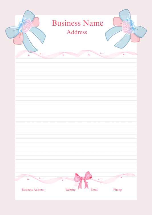 BUSINESS LETTERHEAD TEMPLATE 1