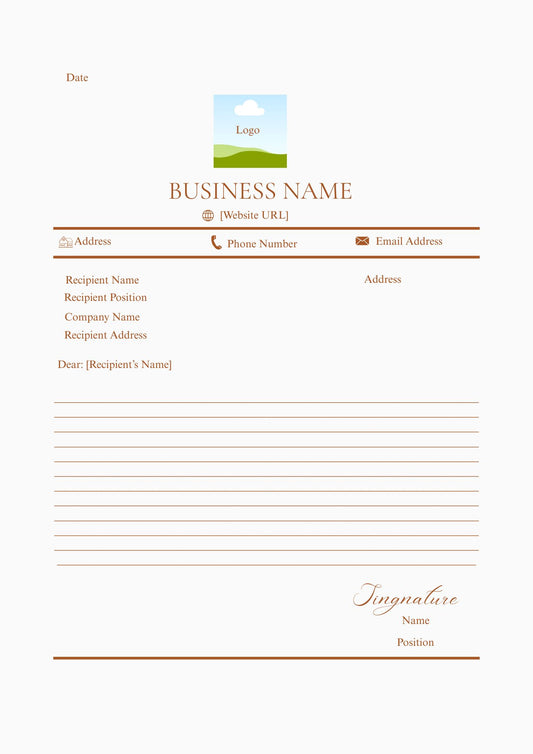 BUSINESS LETTERHEAD TEMPLATE 23
