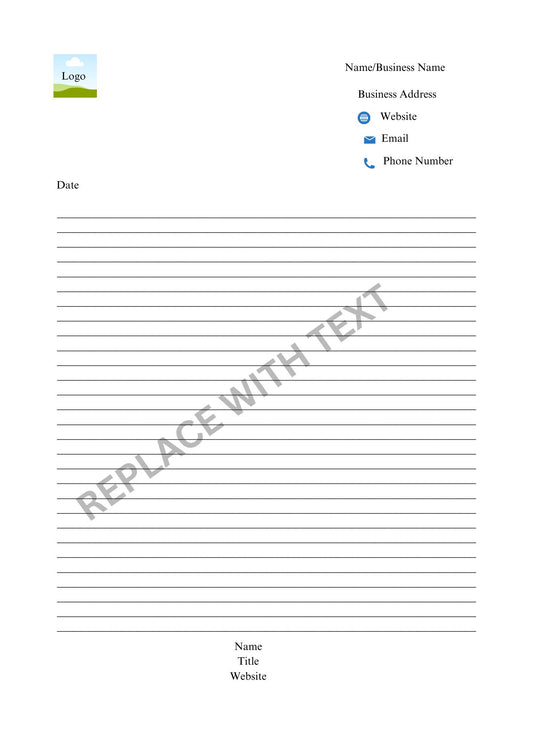 BUSINESS LETTERHEAD TEMPLATE 20