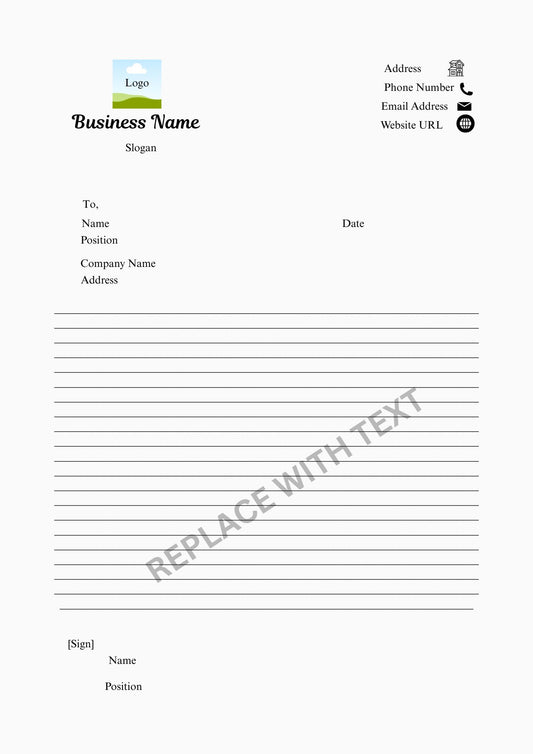 BUSINESS LETTERHEAD TEMPLATE 24