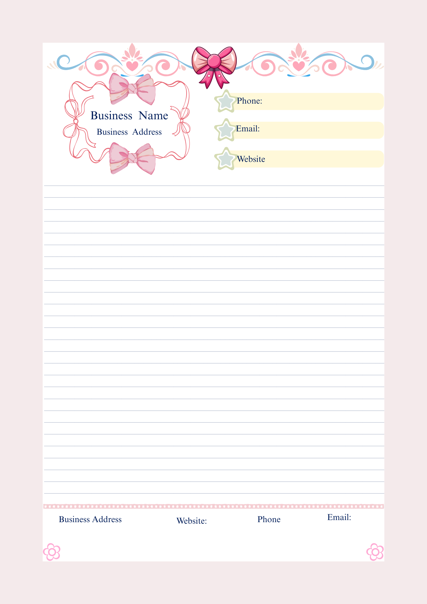 BUSINESS LETTERHEAD 3