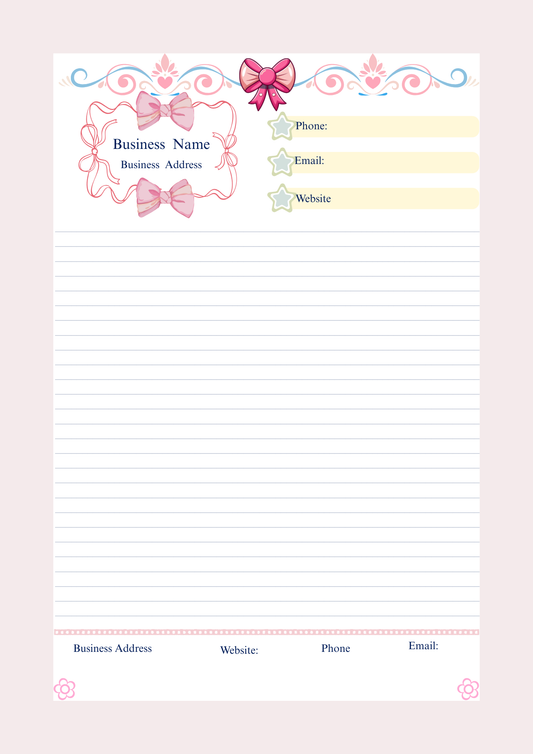 BUSINESS LETTERHEAD 3