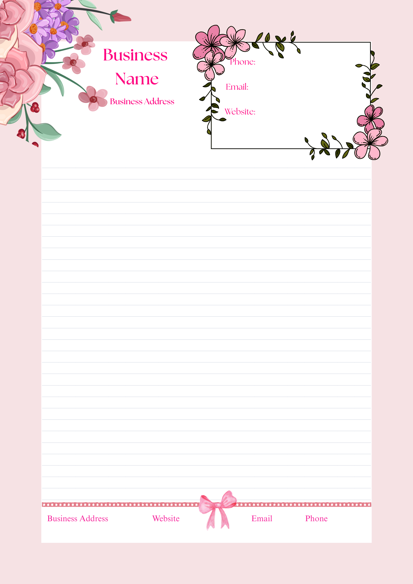 BUSINESS LETTERHEAD  4