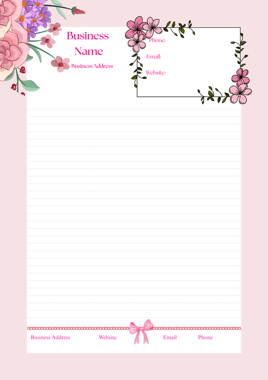 BUSINESS LETTERHEAD  4
