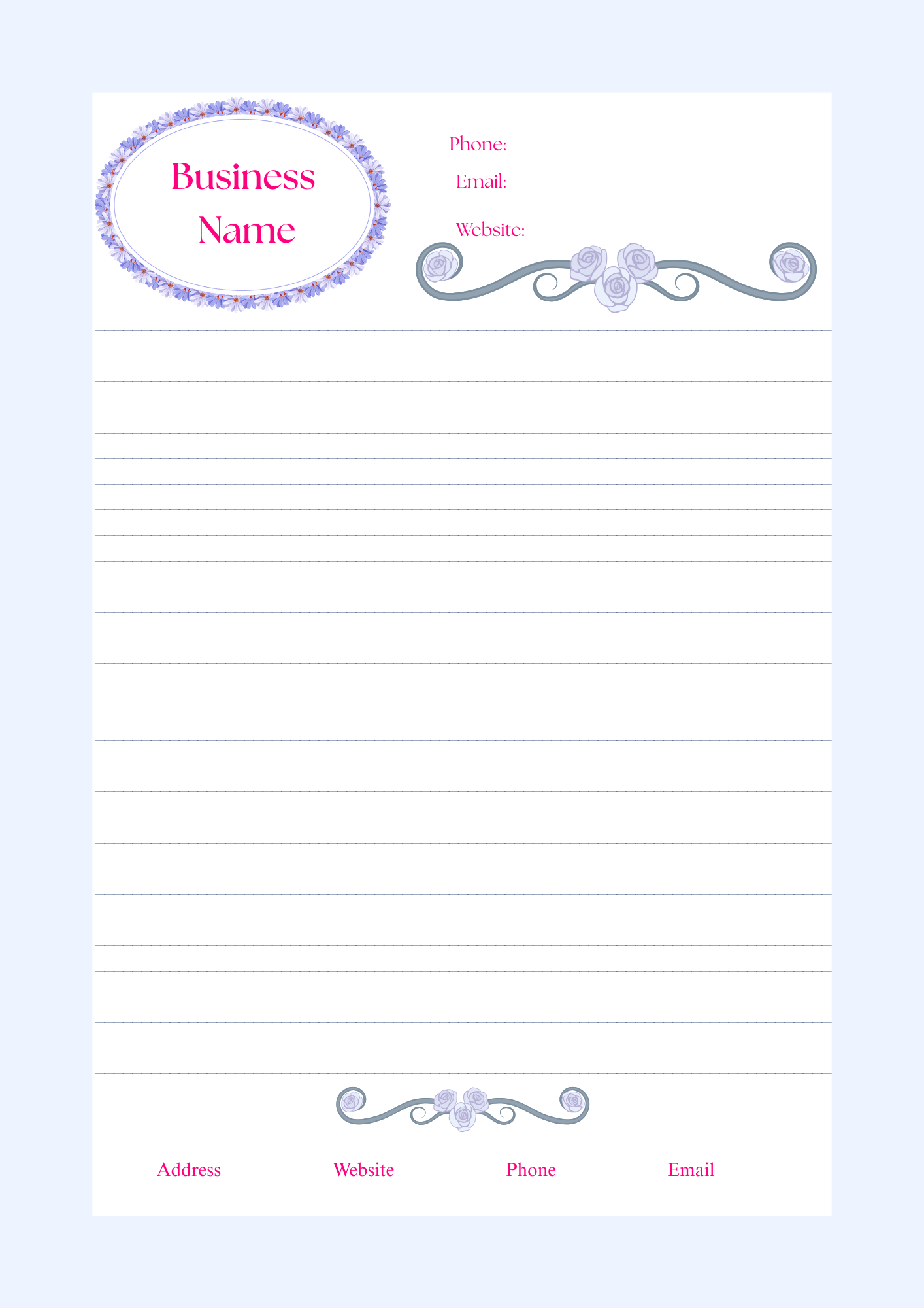 BUSINESS LETTERHEAD  5
