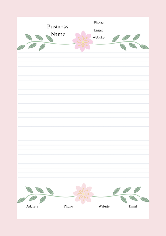 BUSINESS LETTERHEAD  6