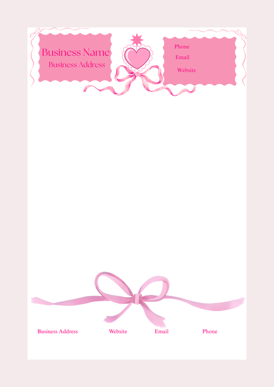 BUSINESS LETTERHEAD  8