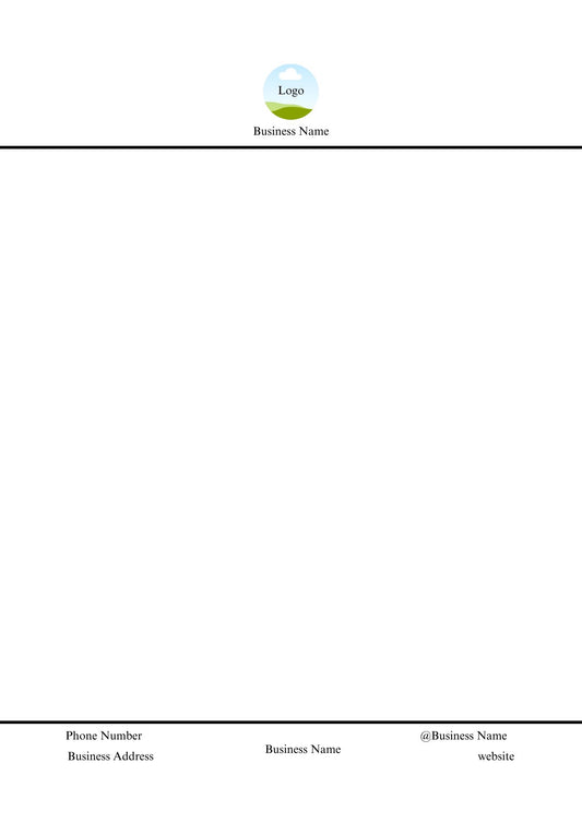 BUSINESS LETTERHEAD TEMPLATE 10