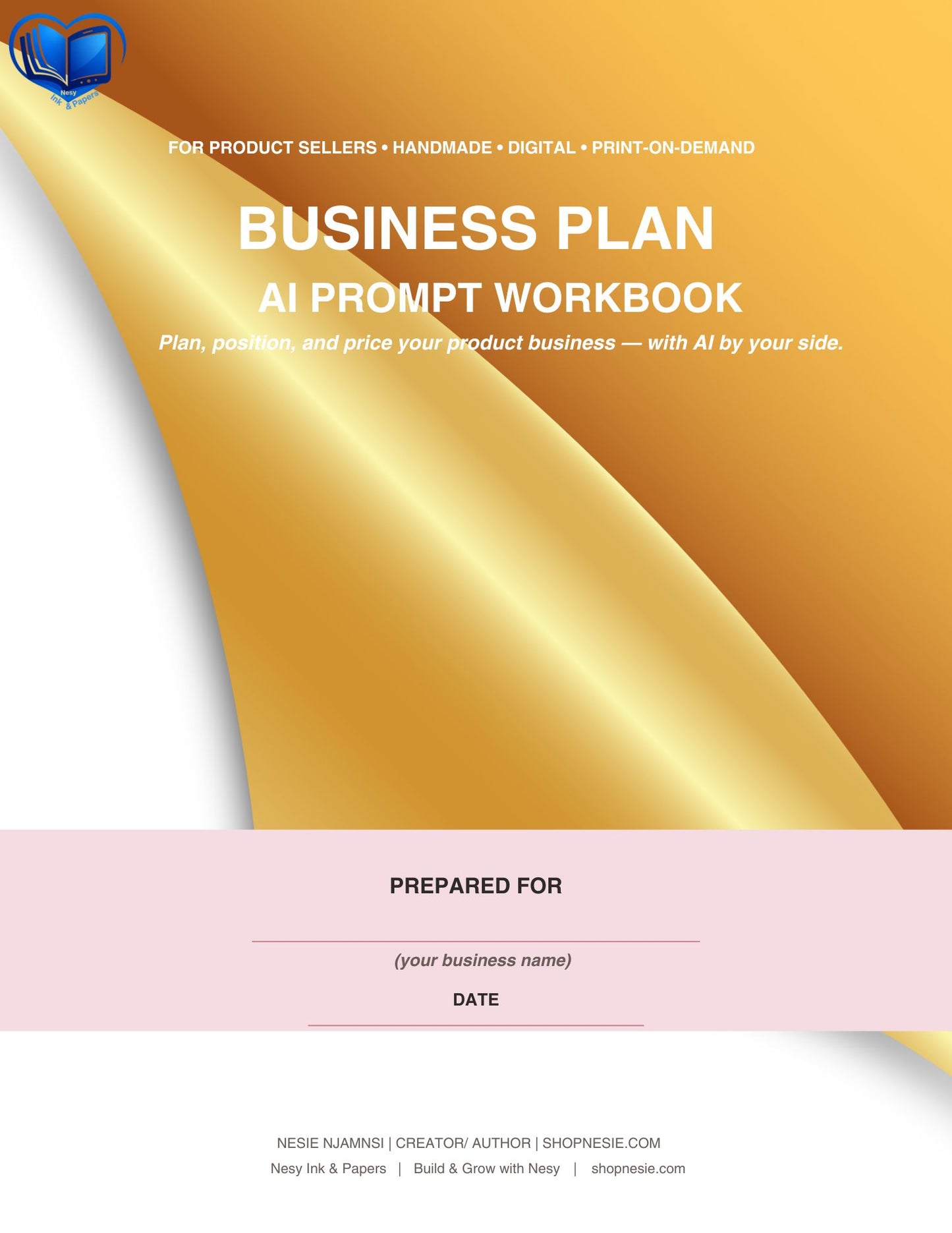 Product Seller's Success Toolkit | 3-Workbook Bundle: Business, Marketing & Financial Plans