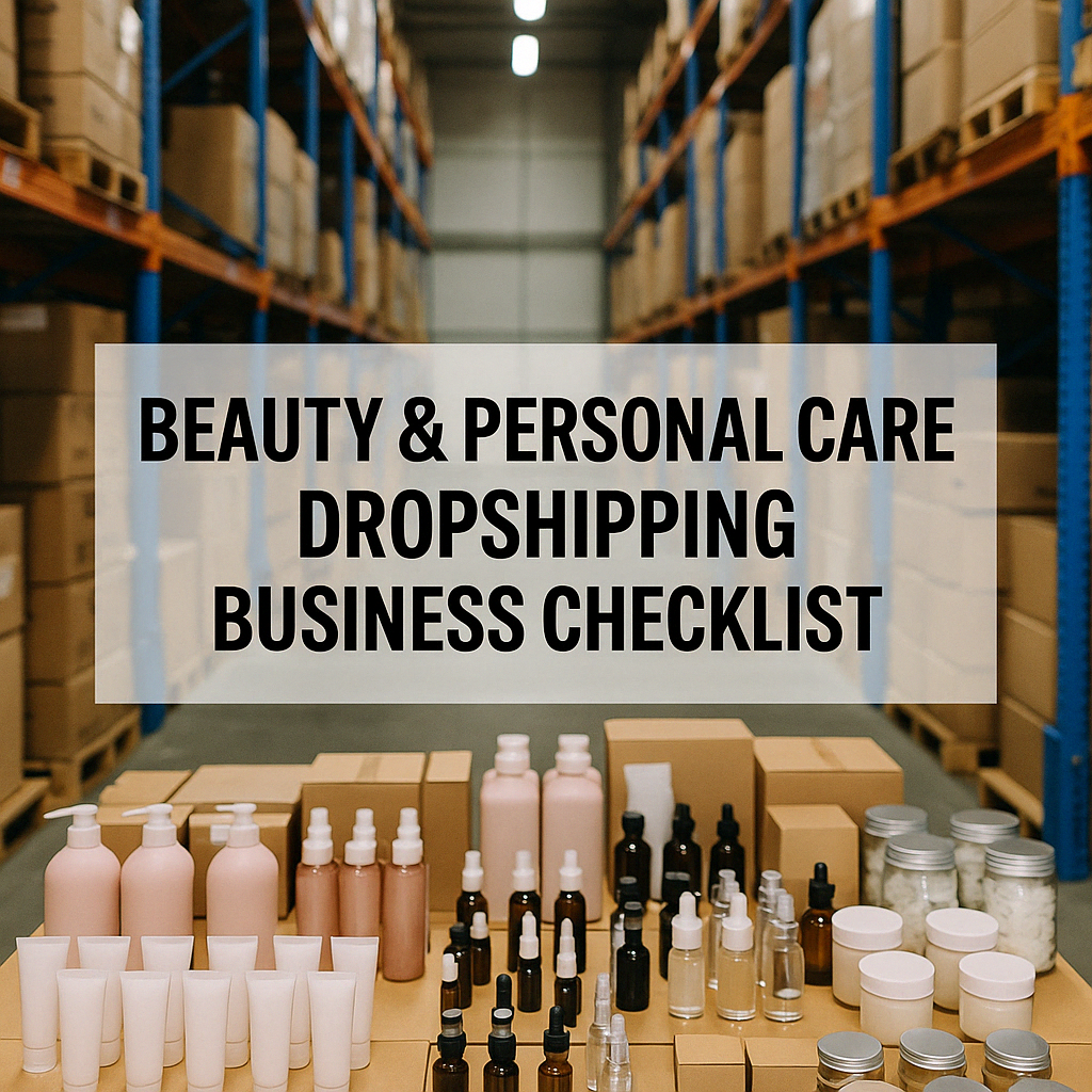BEAUTY & PERSONAL CARE – DROPSHIPPING BUSINESS CHECKLIST