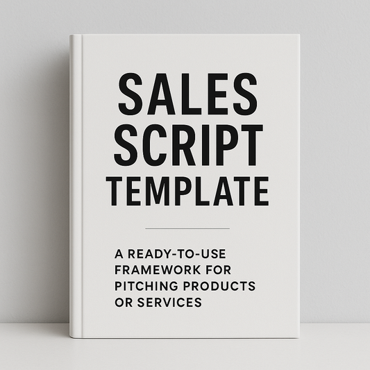SALES SCRIPT TEMPLATE