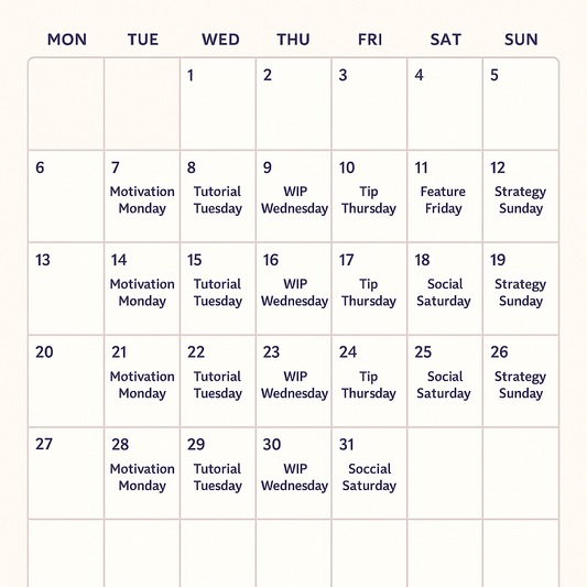 SEPTEMBER 2025 SOCIAL MEDIA CALENDAR