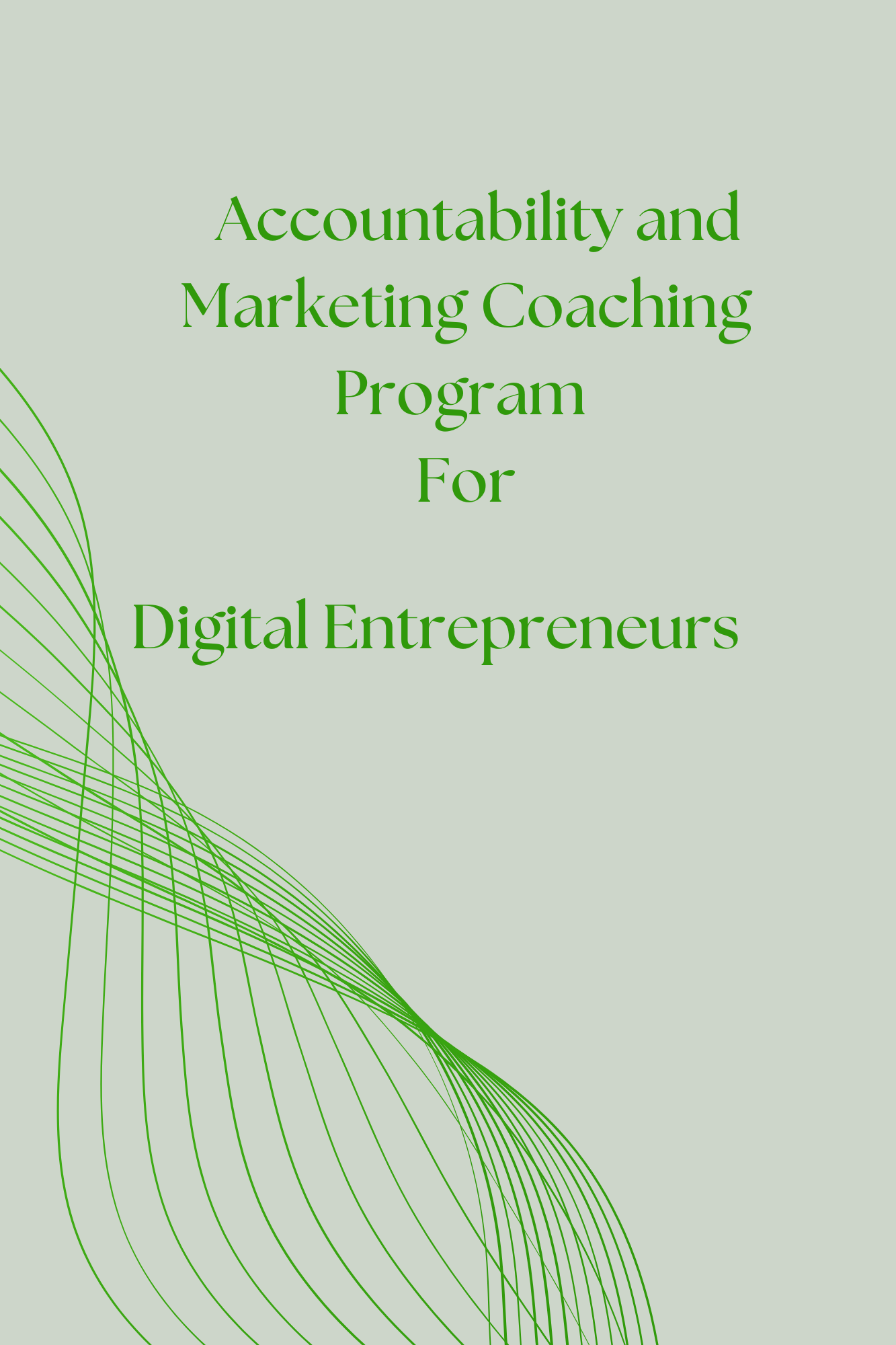 1-on-1 Accountability & Marketing Coaching For Digital Entrepreneurs