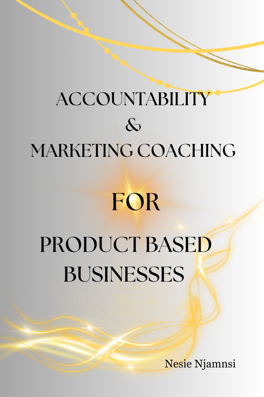 1-ON-1 ACCOUNTABILITY & MARKETING COACHING FOR PRODUCT BASED BUSINESS OWNERS-(SIX MONTHS PROGRAM)