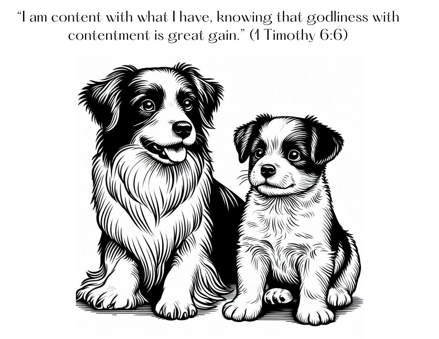 COLOR FOR JESUS: SCRIPTURES AFFIRMATIONS OF FINANCIAL SUCCESS- DOG LOVERS