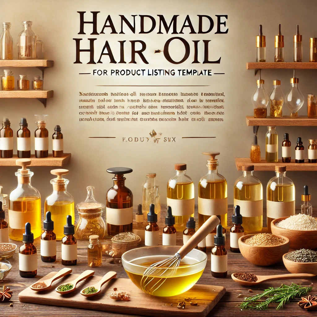 HANDMADE HAIR OIL FOR WOMEN PRODUCT LISTING TEMPLATE
