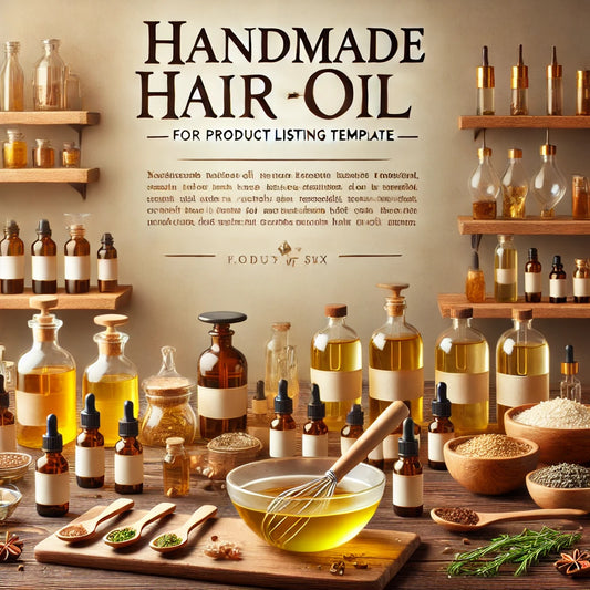 HANDMADE HAIR OIL FOR WOMEN PRODUCT LISTING TEMPLATE