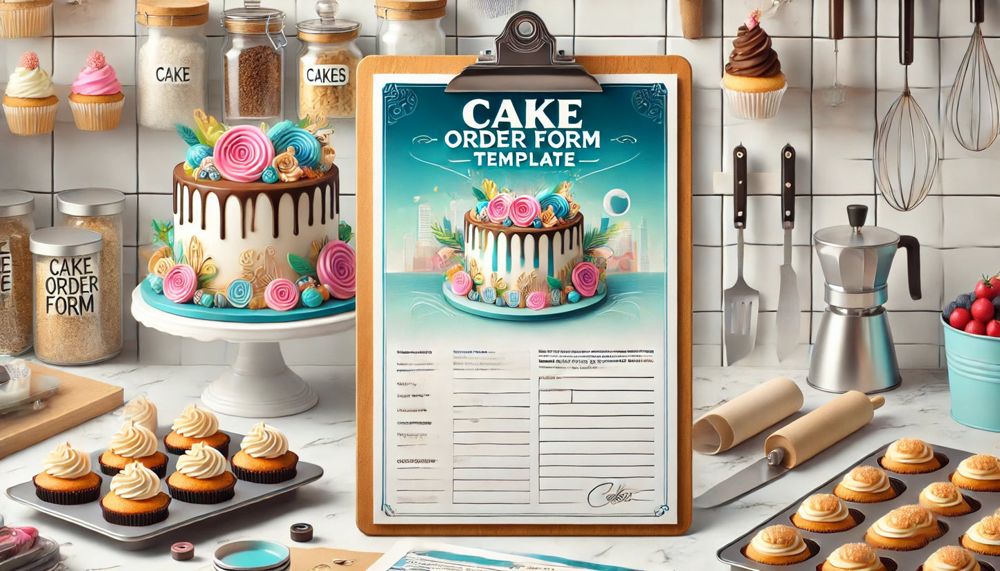 CAKE ORDER FORM TEMPLATE