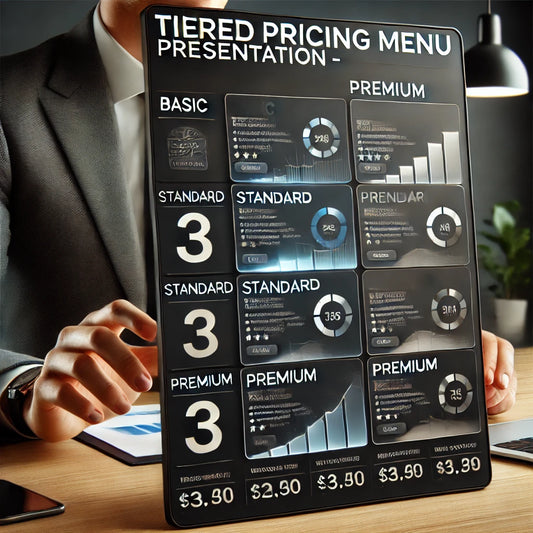 TIERED PRICING MENU PRESENTATION  - TIERED PRICING MENU TEMPLATE