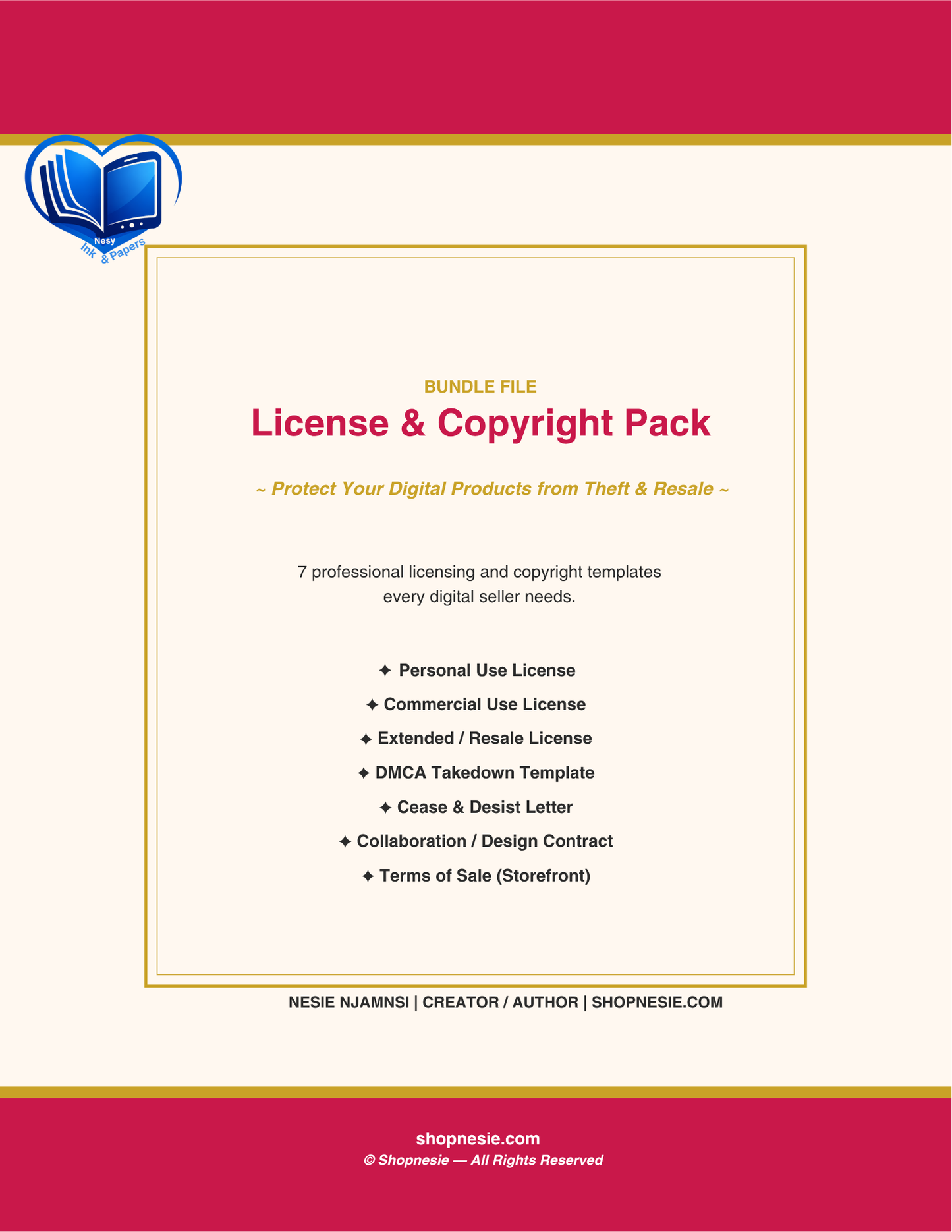 Ultimate Digital Product Seller’s Mega Pack: Blueprint + Policies + Licenses + Formulas for Canva, Notion, Etsy & Shopify Sellers (Save 30%)