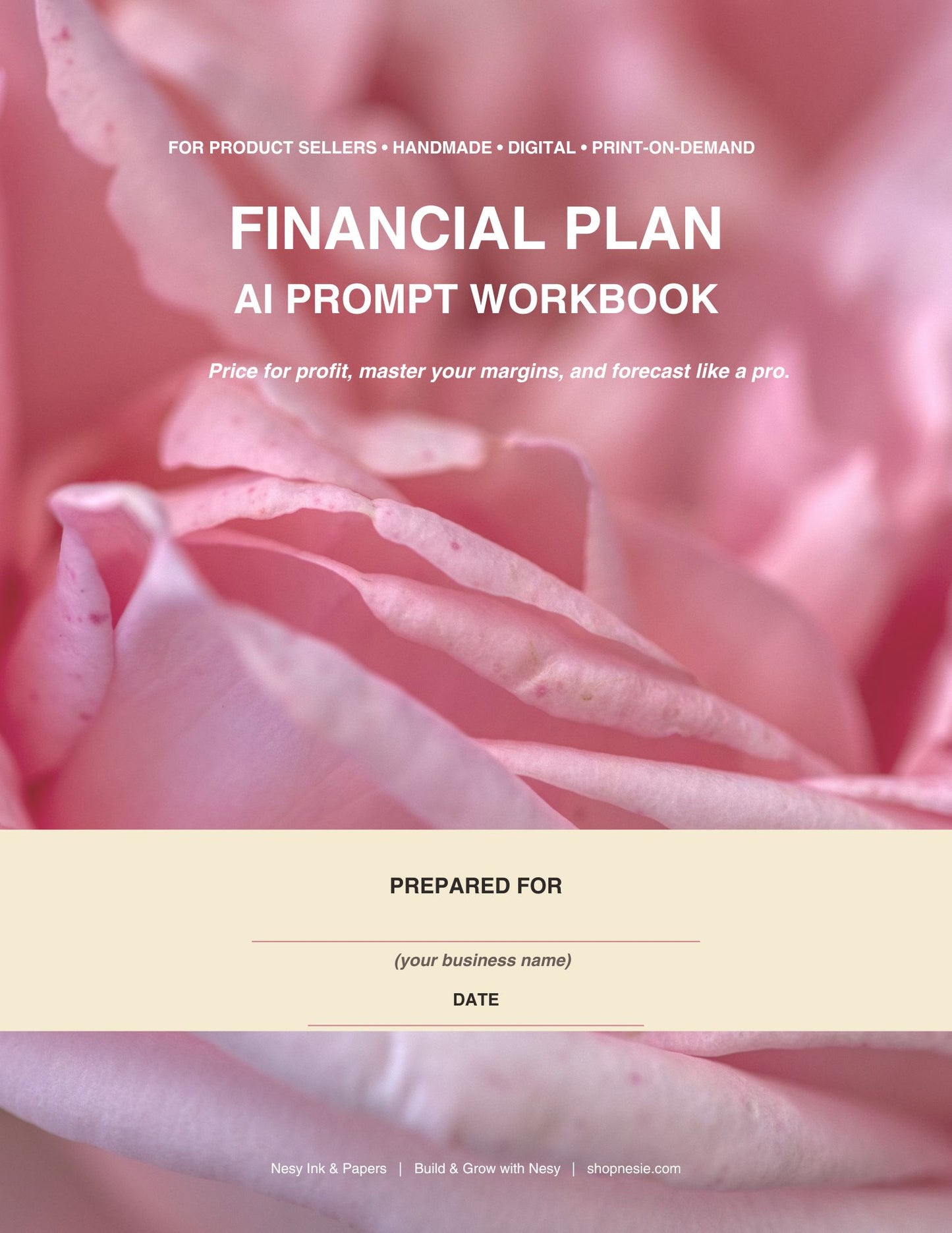 Product Seller's Success Toolkit | 3-Workbook Bundle: Business, Marketing & Financial Plans