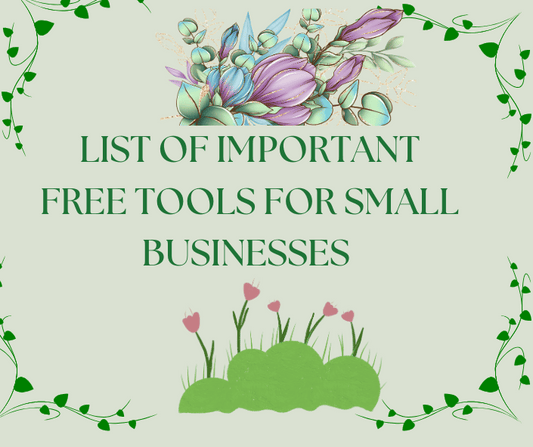 List of important free tools for small Businesses